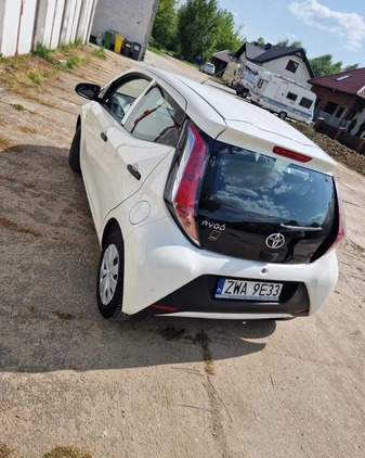 Toyota Aygo cena 39000 przebieg: 47000, rok produkcji 2018 z Szczecin małe 16